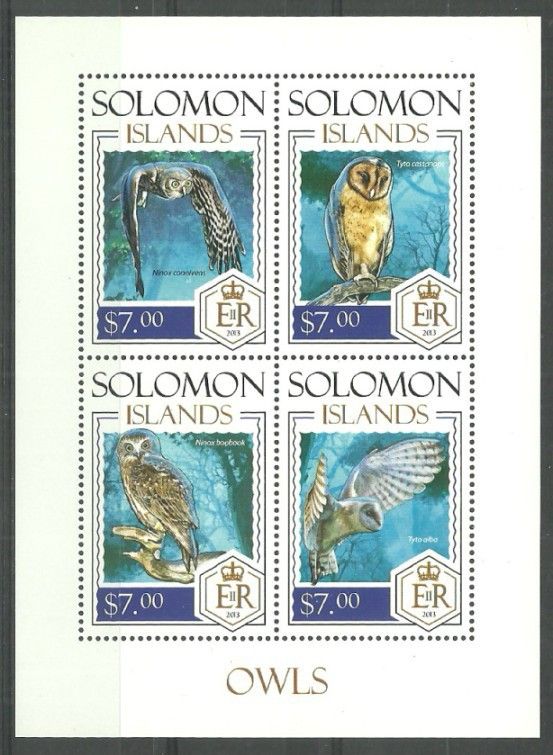 Znaczek Wyspy Salomona 2013 Mi ark 2317-2320 Czyste **