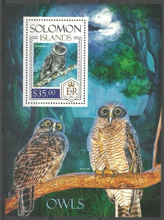 Znaczek Wyspy Salomona 2013 Mi bl 245 Czyste **