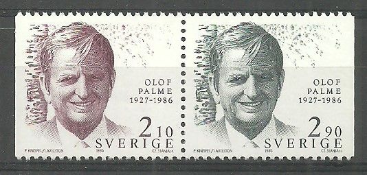 Znaczek Szwecja 1986 Mi 1384-1385 Czyste **