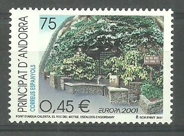 Znaczek Andora (hiszpańska) 2001 Mi 280 Czyste **
