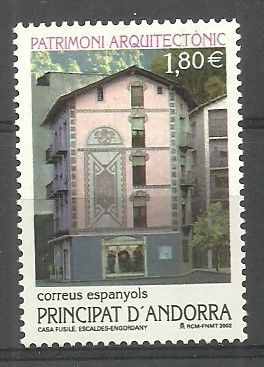 Znaczek Andora (hiszpańska) 2002 Mi 291 Czyste **