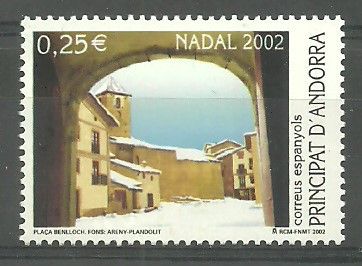 Znaczek Andora (hiszpańska) 2002 Mi 295 Czyste **
