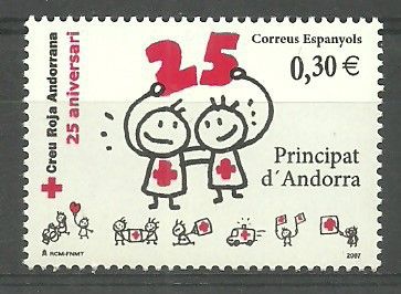 Znaczek Andora (hiszpańska) 2007 Mi 345 Czyste **