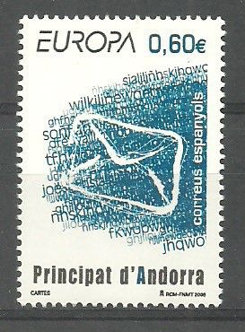 Znaczek Andora (hiszpańska) 2008 Mi 350 Czyste **