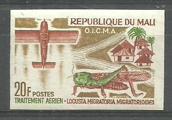 Znaczek Mali 1964 Mi 85B Czyste **