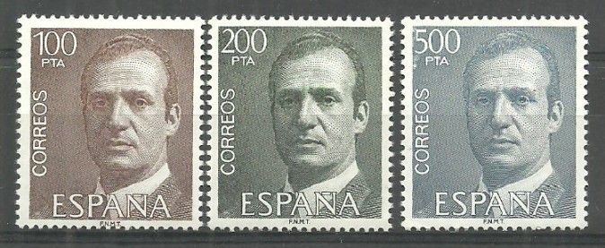 Znaczek Hiszpania 1981 Mi 2517-2519y Czyste **