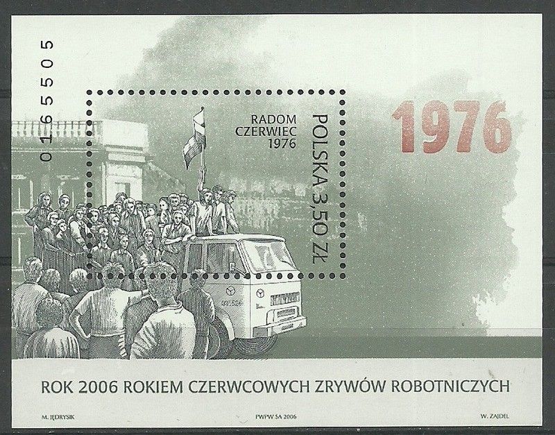 Znaczek Polska 2006 Mi bl 172 Fi bl 203 Czyste **