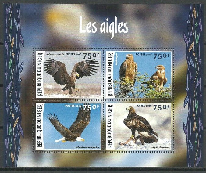 Znaczek Niger 2016 Mi ark 4132-4135 Czyste **