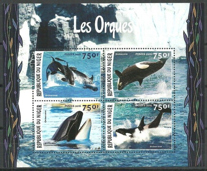 Znaczek Niger 2016 Mi ark 4142-4145 Czyste **