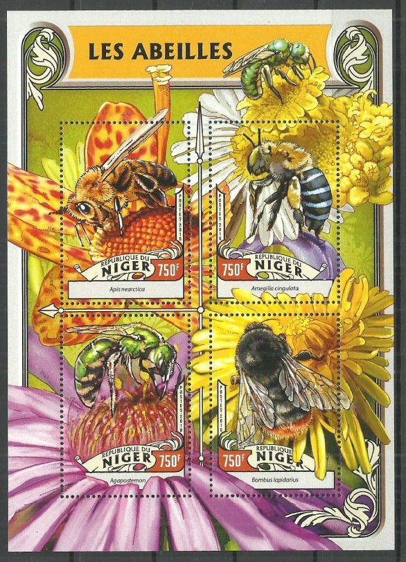 Znaczek Niger 2016 Mi ark 4227-4230 Czyste **