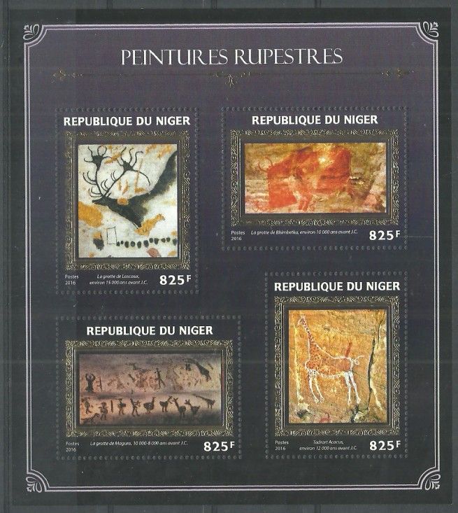 Znaczek Niger 2016 Mi ark 4347-4350 Czyste **