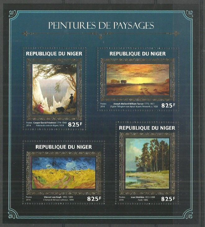Znaczek Niger 2016 Mi ark 4372-4375 Czyste **