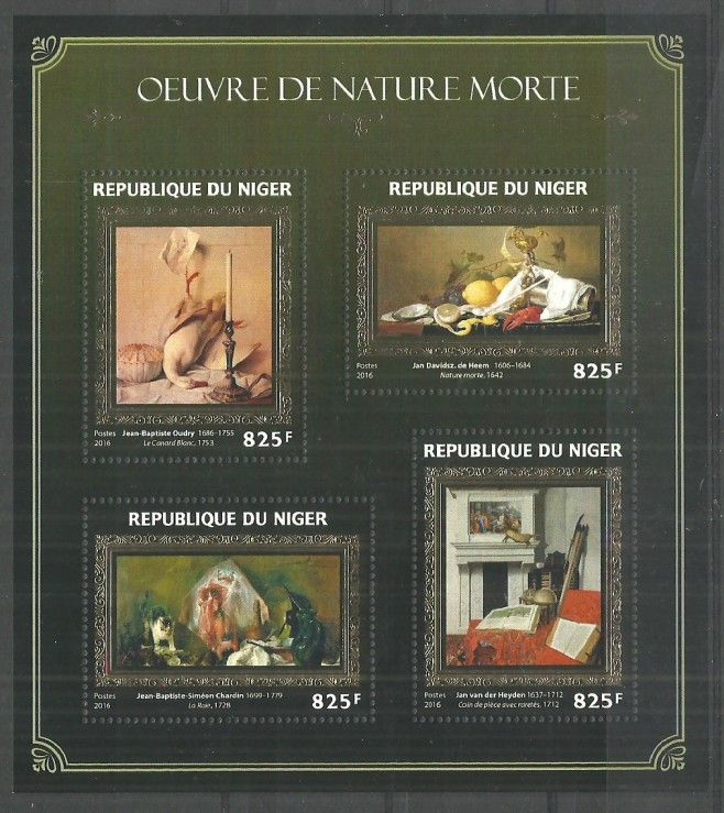 Znaczek Niger 2016 Mi ark 4377-4380 Czyste **