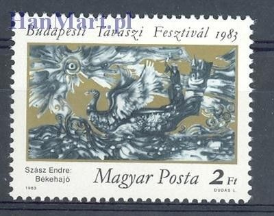 Znaczek Węgry 1983 Mi 3597 Czyste **
