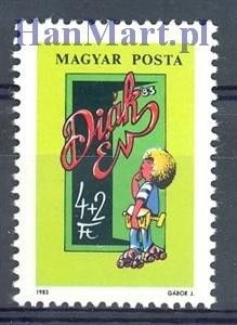 Znaczek Węgry 1983 Mi 3598 Czyste **