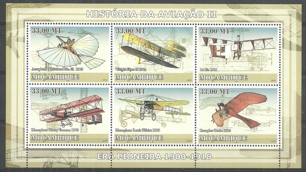 Znaczek Mozambik 2009 Mi ark 3222-3227 Czyste **