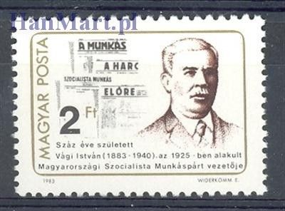 Znaczek Węgry 1983 Mi 3620 Czyste **