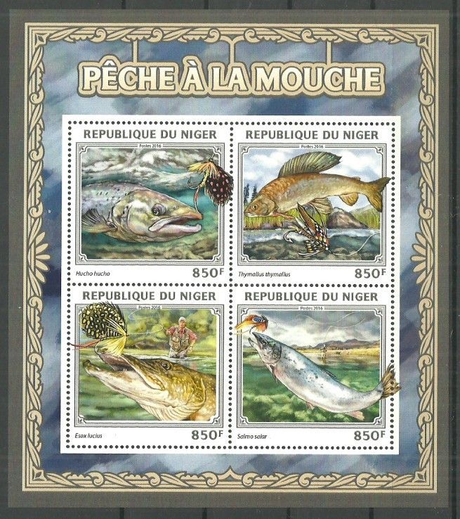Znaczek Niger 2016 Mi ark 4487-4490 Czyste **