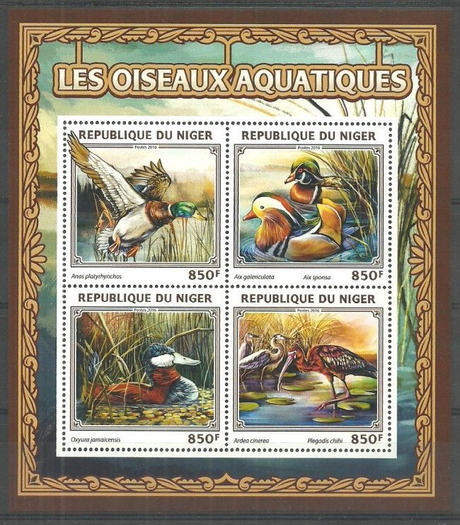 Znaczek Niger 2016 Mi ark 4512-4515 Czyste **