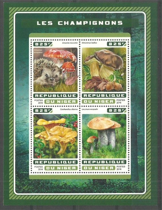 Znaczek Niger 2016 Mi ark 4597-4600 Czyste **
