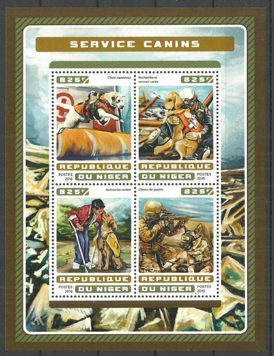 Znaczek Niger 2016 Mi ark 4622-4625 Czyste **