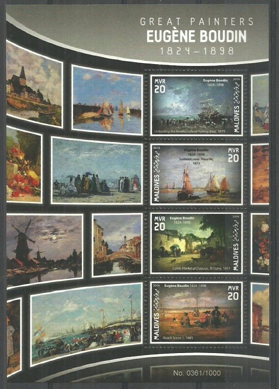 Znaczek Malediwy 2016 Mi ark 6225-6228 Czyste **