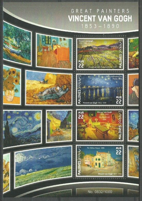 Znaczek Malediwy 2016 Mi ark 6245-6248 Czyste **