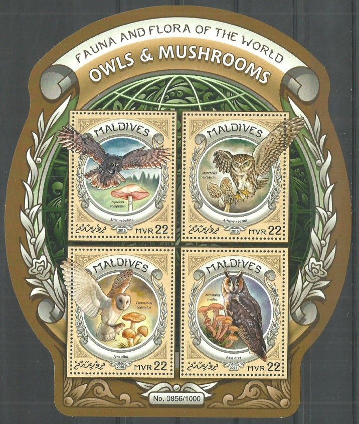 Znaczek Malediwy 2016 Mi ark 6335-6338 Czyste **