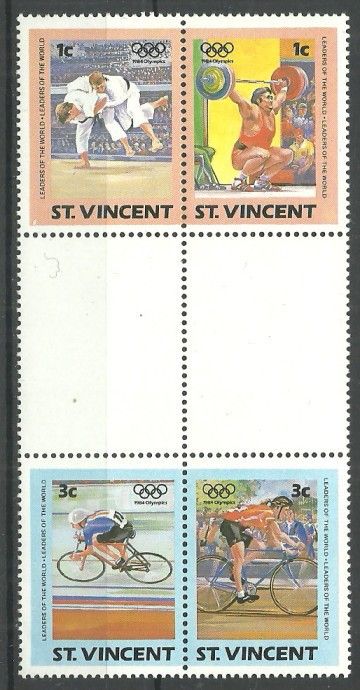Znaczek St. Vincent 1984 Mi 748-751 Czyste **
