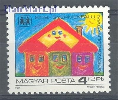 Znaczek Węgry 1985 Mi 3797 Czyste **