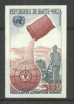 Znaczek Burkina Faso 1969 Mi 255B Czyste **