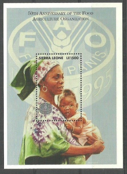 Znaczek Sierra Leone 1995 Mi bl 272 Czyste **
