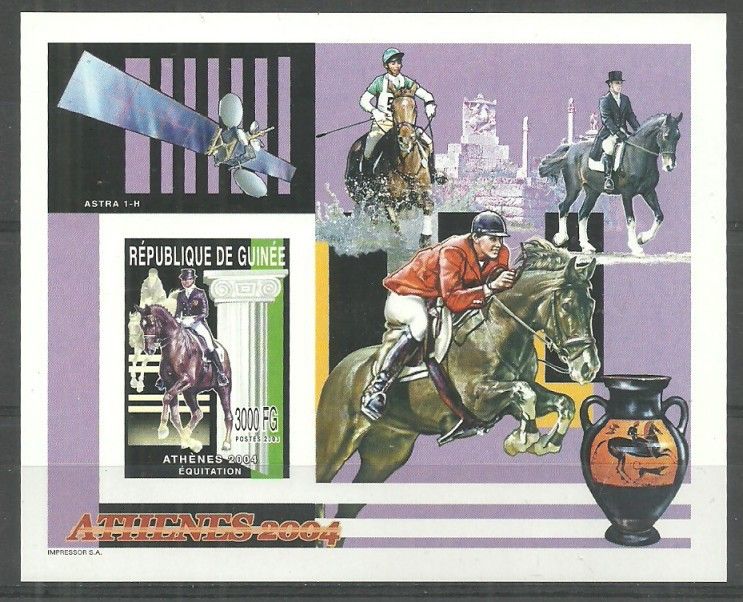 Znaczek Gwinea 2003 Mi bl 833B Czyste **