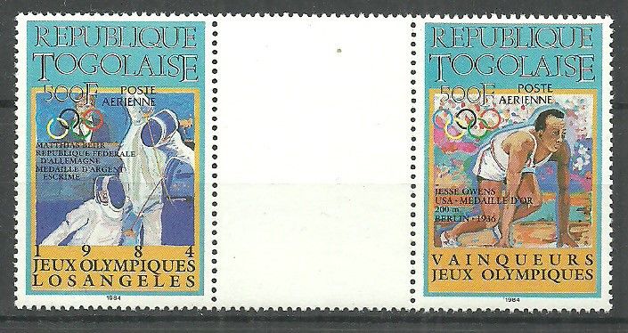 Znaczek Togo 1984 Mi 1777+1780 Czyste **