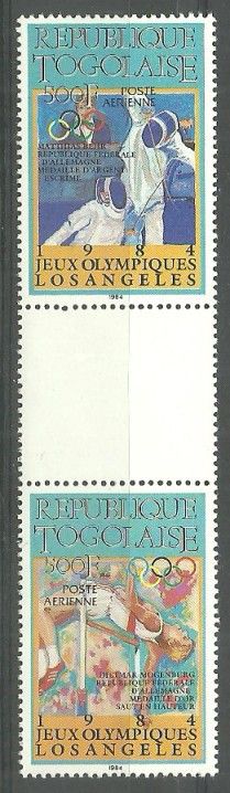 Znaczek Togo 1984 Mi 1777+1782 Czyste **