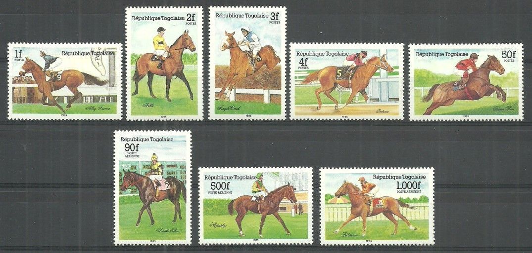 Znaczek Togo 1985 Mi 1836-1843 Czyste **