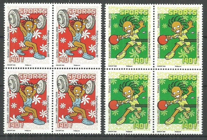 Znaczek Polinezja Francuska 2008 Mi 1040-1041 Czyste **