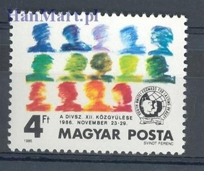 Znaczek Węgry 1986 Mi 3847 Czyste **