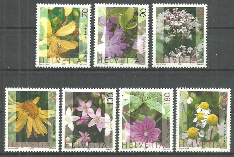 Znaczek Szwajcaria 2003 Mi 1820-1826 Czyste **