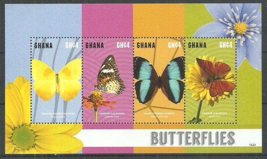 Znaczek Ghana 2015 Mi ark 4614-4617 Czyste **