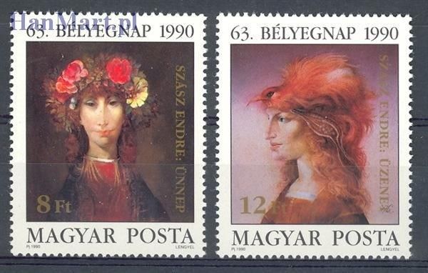Znaczek Węgry 1990 Mi 4107-4108 Czyste **