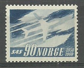 Znaczek Norwegia 1961 Mi 451 Czyste **