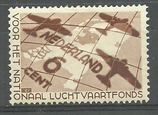 Znaczek Holandia 1935 Mi 286 Z podlepką *
