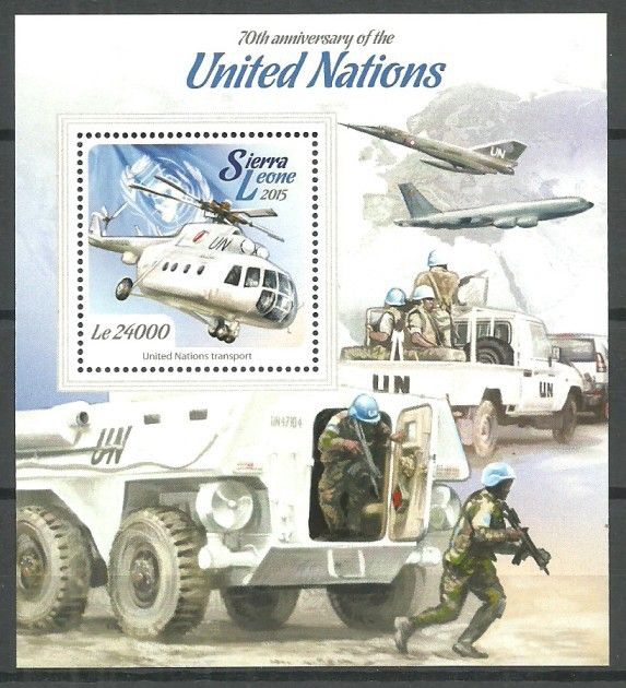 Znaczek Sierra Leone 2015 Mi bl 763 Czyste **