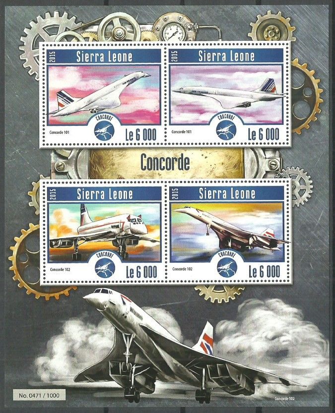 Znaczek Sierra Leone 2015 Mi ark 6269-6272 Czyste **