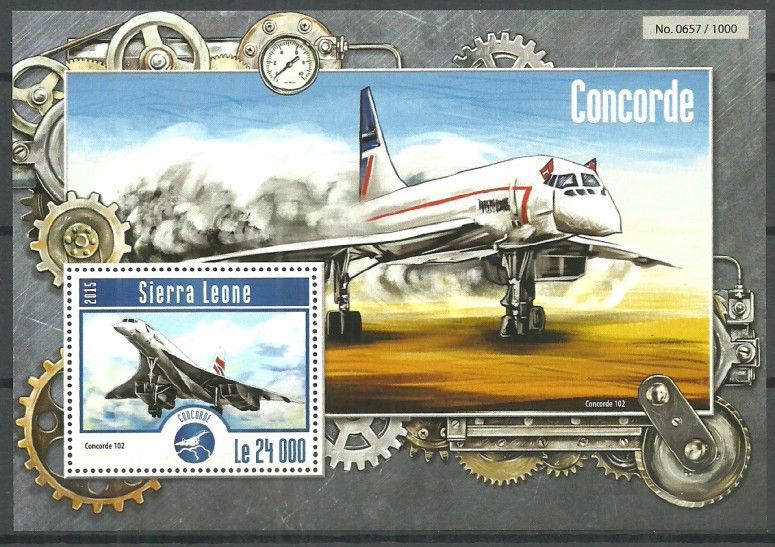 Znaczek Sierra Leone 2015 Mi bl 788 Czyste **