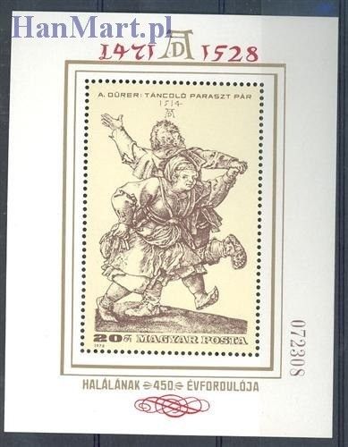 Znaczek Węgry 1979 Mi bl 136 Czyste **