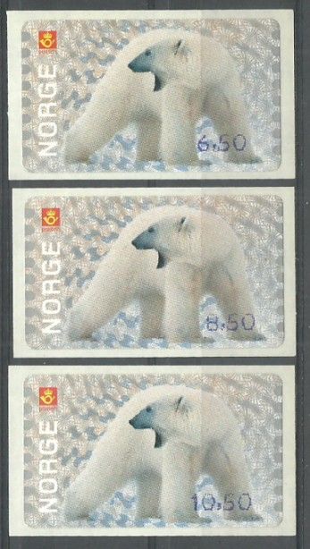 Znaczek Norwegia 2006 Mi aut 6 (650-850-1050) Czyste **
