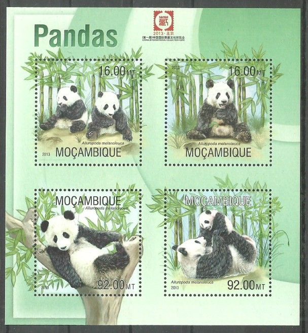 Znaczek Mozambik 2013 Mi ark 6692-6695 Czyste **