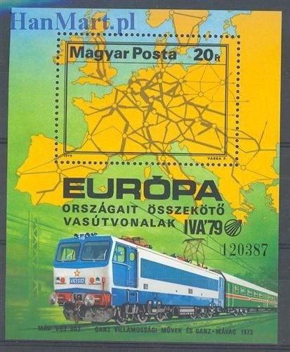 Znaczek Węgry 1979 Mi bl 137 Czyste **